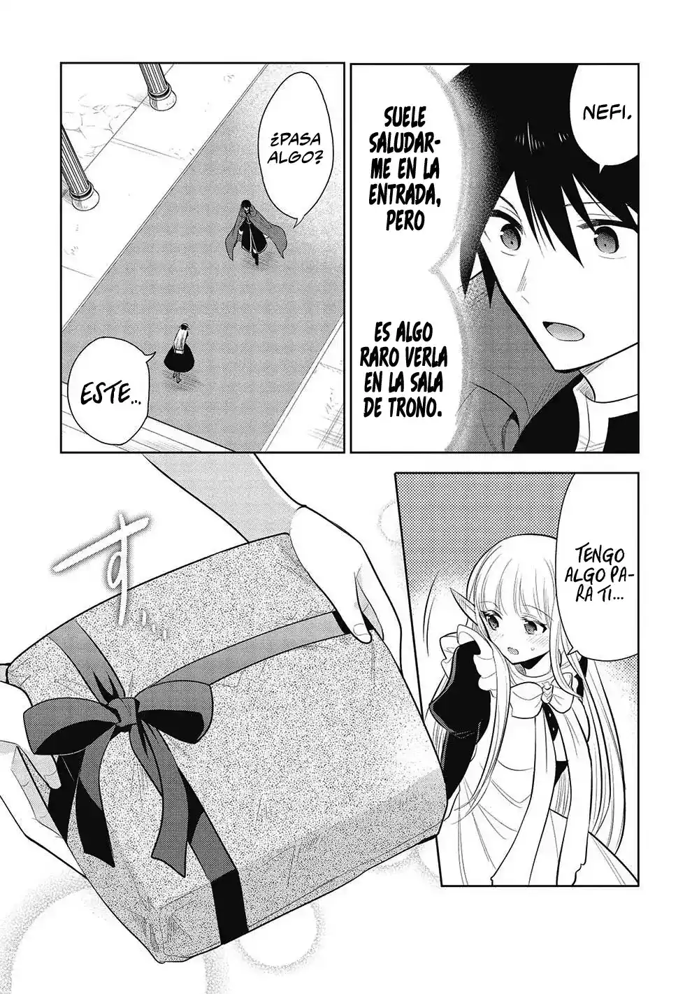 Maou no Ore ga Dorei Elf wo Yome ni Shitanda ga, Dou Medereba Ii? Capitulo 59: El mundo es sorprendentemente amable, pero al mismo tiempo hay muchas cosas que no lo son, después de todo. página 5