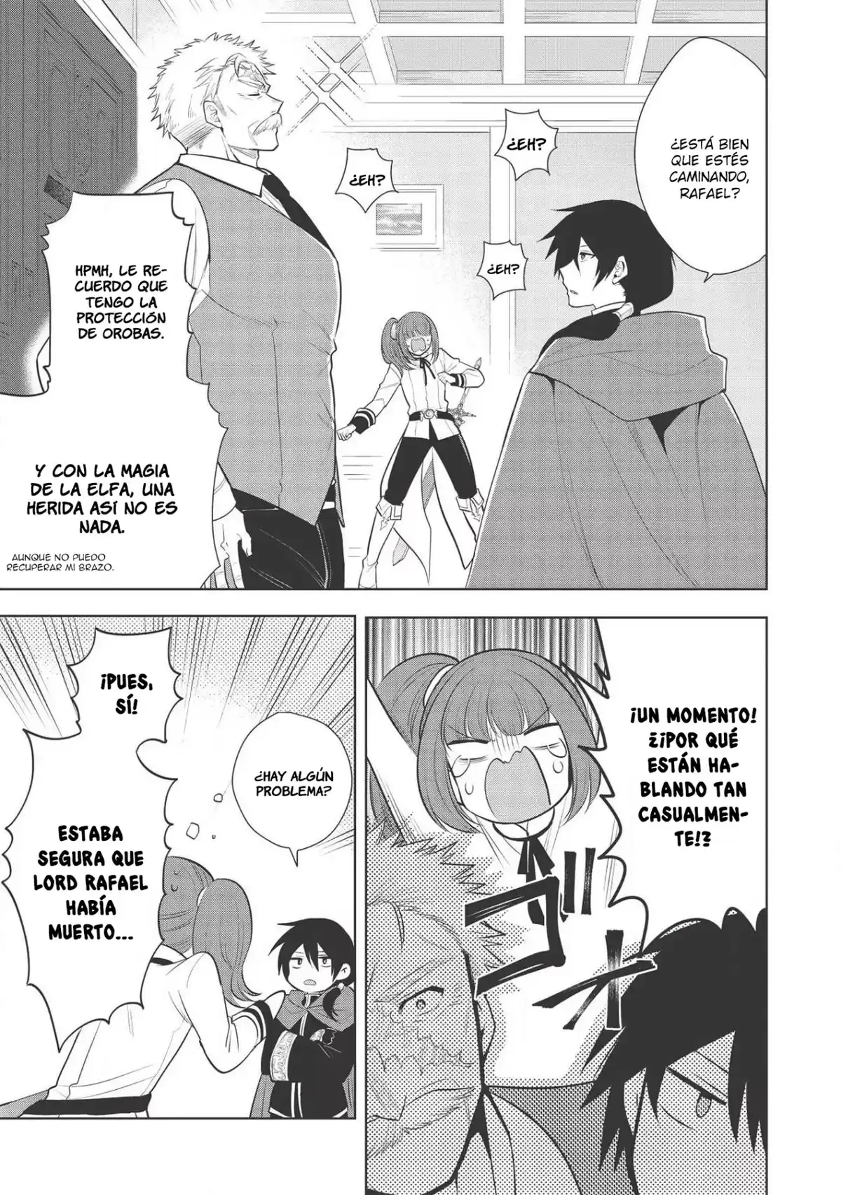 Maou no Ore ga Dorei Elf wo Yome ni Shitanda ga, Dou Medereba Ii? Capitulo 24: Aún así, derrotar al mal, es trabajo de un caballero sagrado (4) página 10