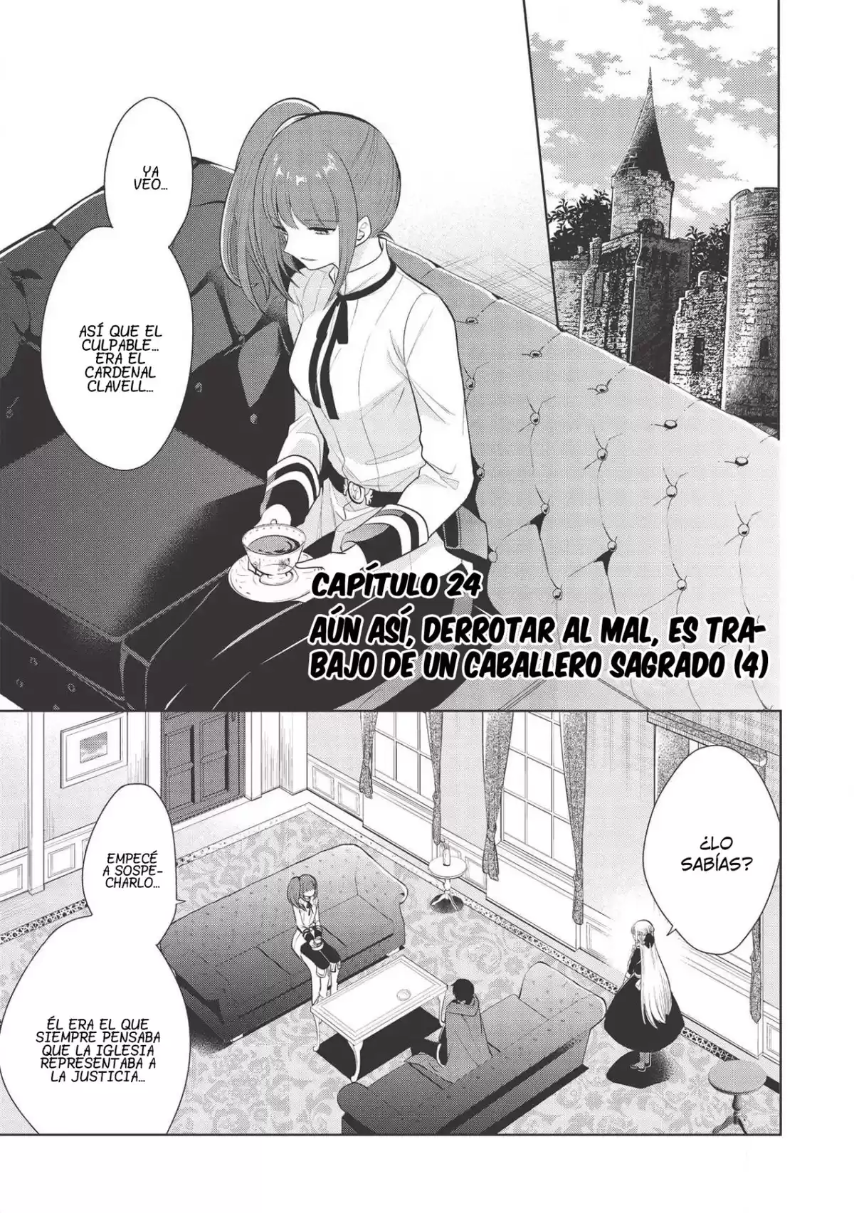 Maou no Ore ga Dorei Elf wo Yome ni Shitanda ga, Dou Medereba Ii? Capitulo 24: Aún así, derrotar al mal, es trabajo de un caballero sagrado (4) página 2