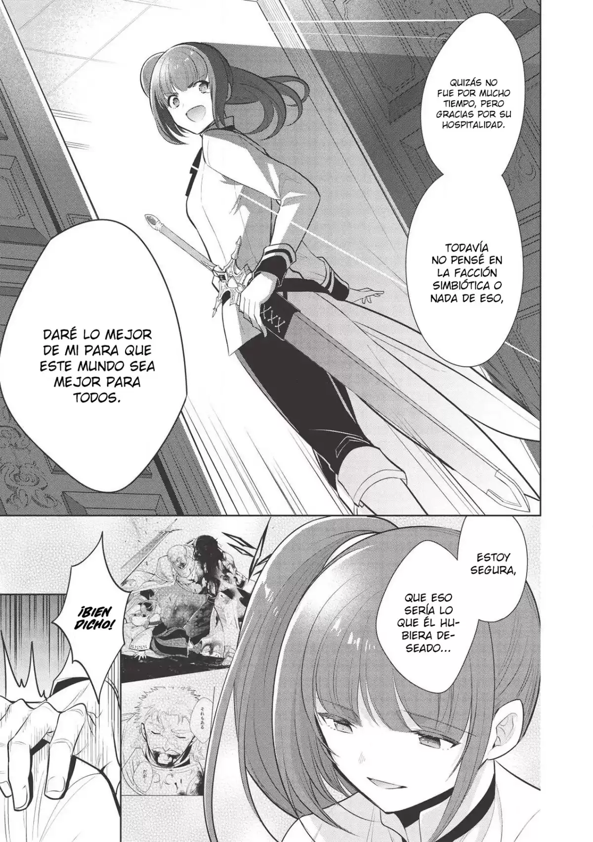 Maou no Ore ga Dorei Elf wo Yome ni Shitanda ga, Dou Medereba Ii? Capitulo 24: Aún así, derrotar al mal, es trabajo de un caballero sagrado (4) página 8