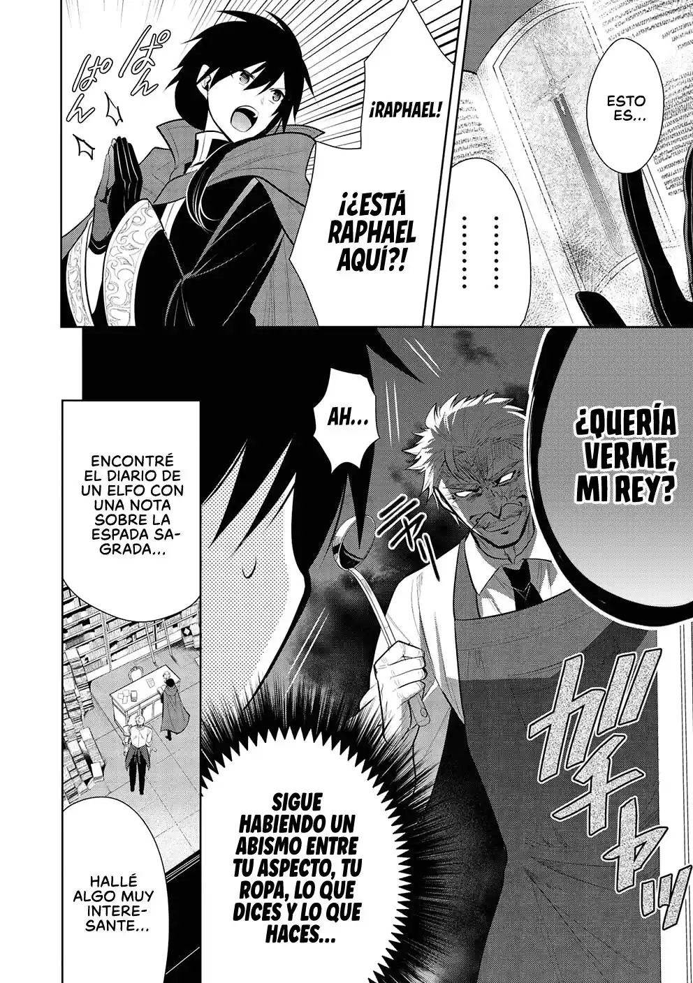 Maou no Ore ga Dorei Elf wo Yome ni Shitanda ga, Dou Medereba Ii? Capitulo 52: Al parecer las parejas que se aman tienen citas, pero ¿qué se debería hacer? Parte 2 página 26