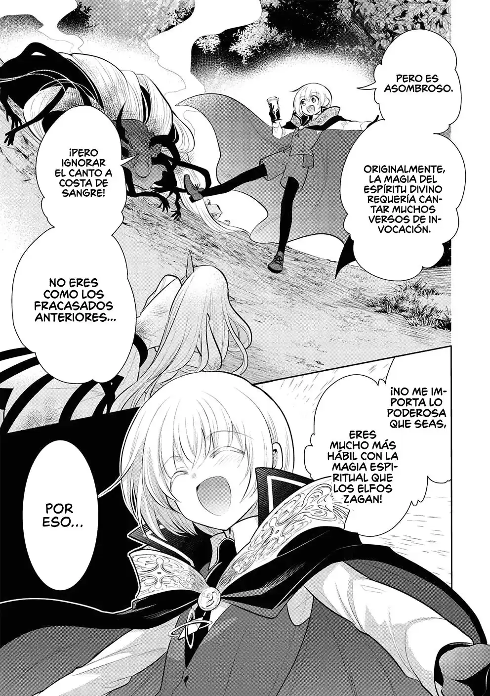 Maou no Ore ga Dorei Elf wo Yome ni Shitanda ga, Dou Medereba Ii? Capitulo 52: Al parecer las parejas que se aman tienen citas, pero ¿qué se debería hacer? Parte 2 página 7