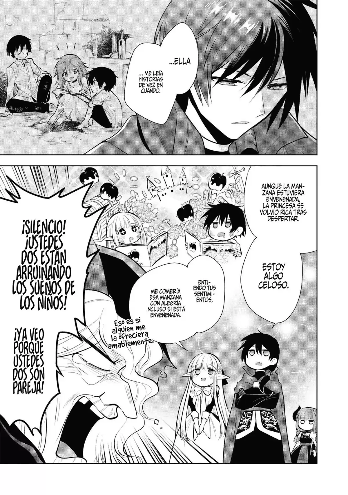 Maou no Ore ga Dorei Elf wo Yome ni Shitanda ga, Dou Medereba Ii? Capitulo 39: Amar y ser amado (1). página 6