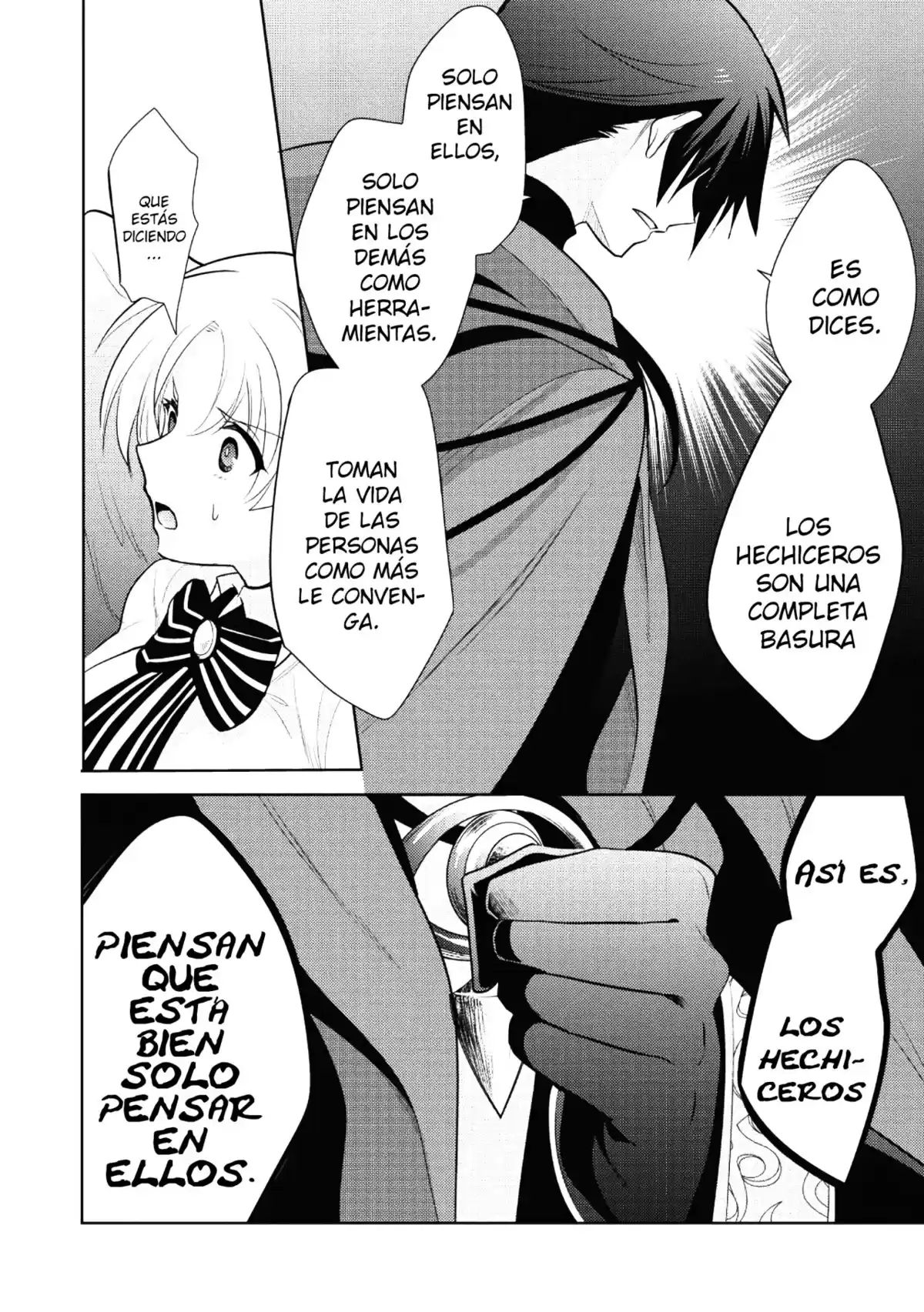 Maou no Ore ga Dorei Elf wo Yome ni Shitanda ga, Dou Medereba Ii? Capitulo 11: Un corazón roto es una cosa que te puede lastimar físicamente. (Parte 3) página 13