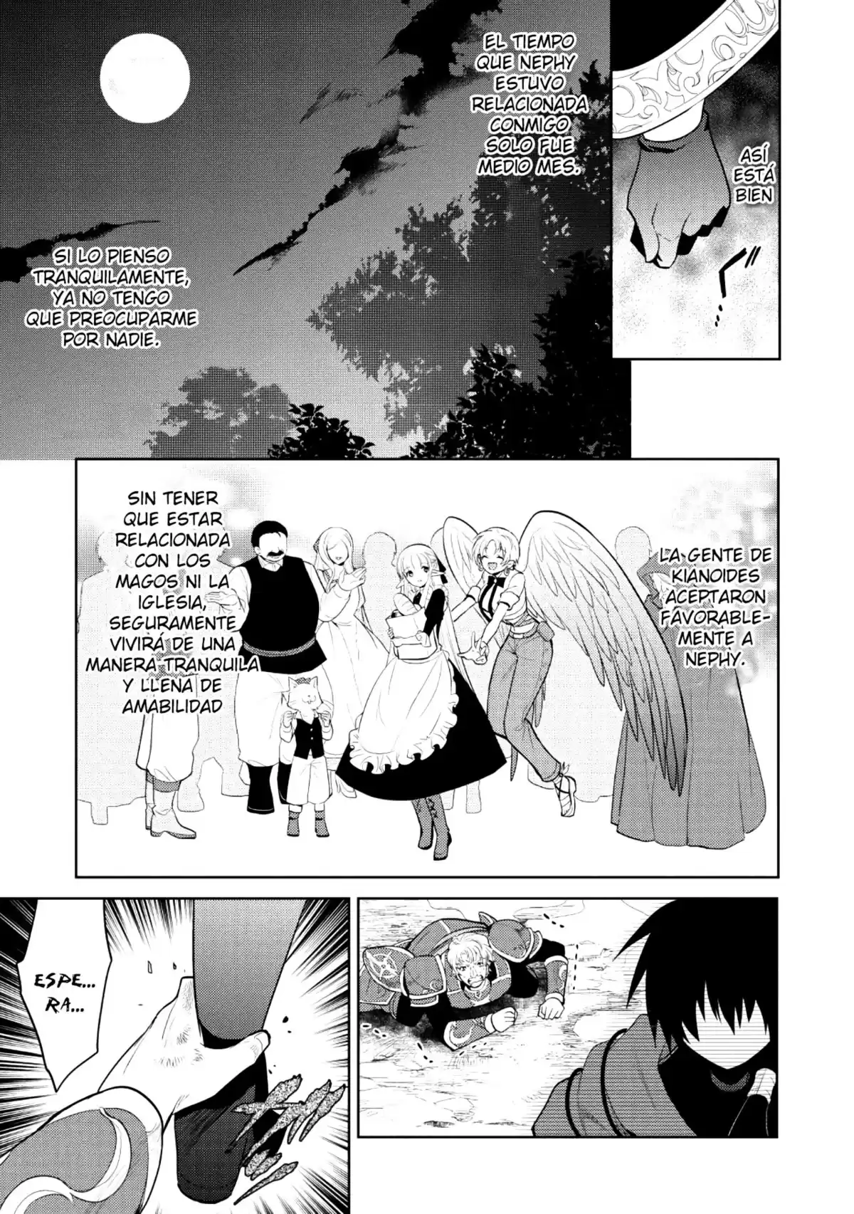 Maou no Ore ga Dorei Elf wo Yome ni Shitanda ga, Dou Medereba Ii? Capitulo 11: Un corazón roto es una cosa que te puede lastimar físicamente. (Parte 3) página 4