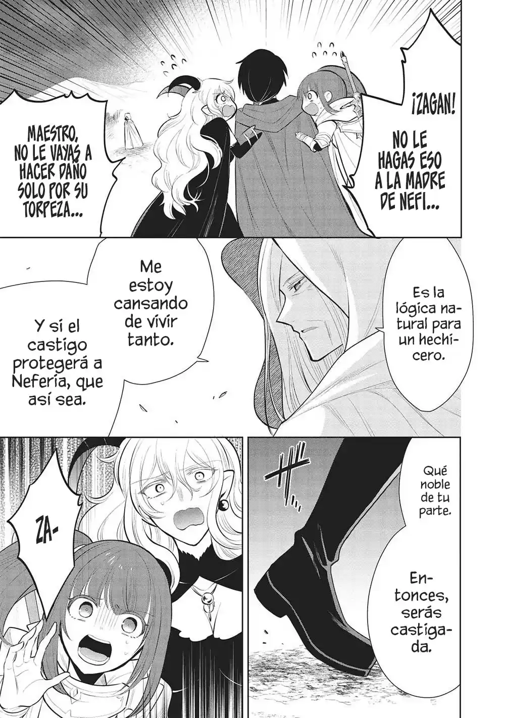 Maou no Ore ga Dorei Elf wo Yome ni Shitanda ga, Dou Medereba Ii? Capitulo 50: Dicen que los hijos no saben lo que piensan sus padres, pero, incluso estos mismos son los que no comprenden lo que pasa del otro lado (3) página 5