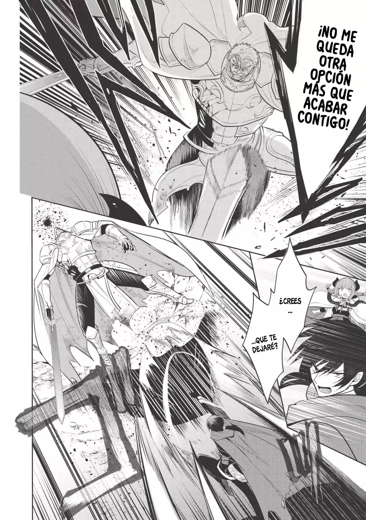 Maou no Ore ga Dorei Elf wo Yome ni Shitanda ga, Dou Medereba Ii? Capitulo 22: Aún así, derrotar al mal, es trabajo de un caballero sagrado (2) página 5