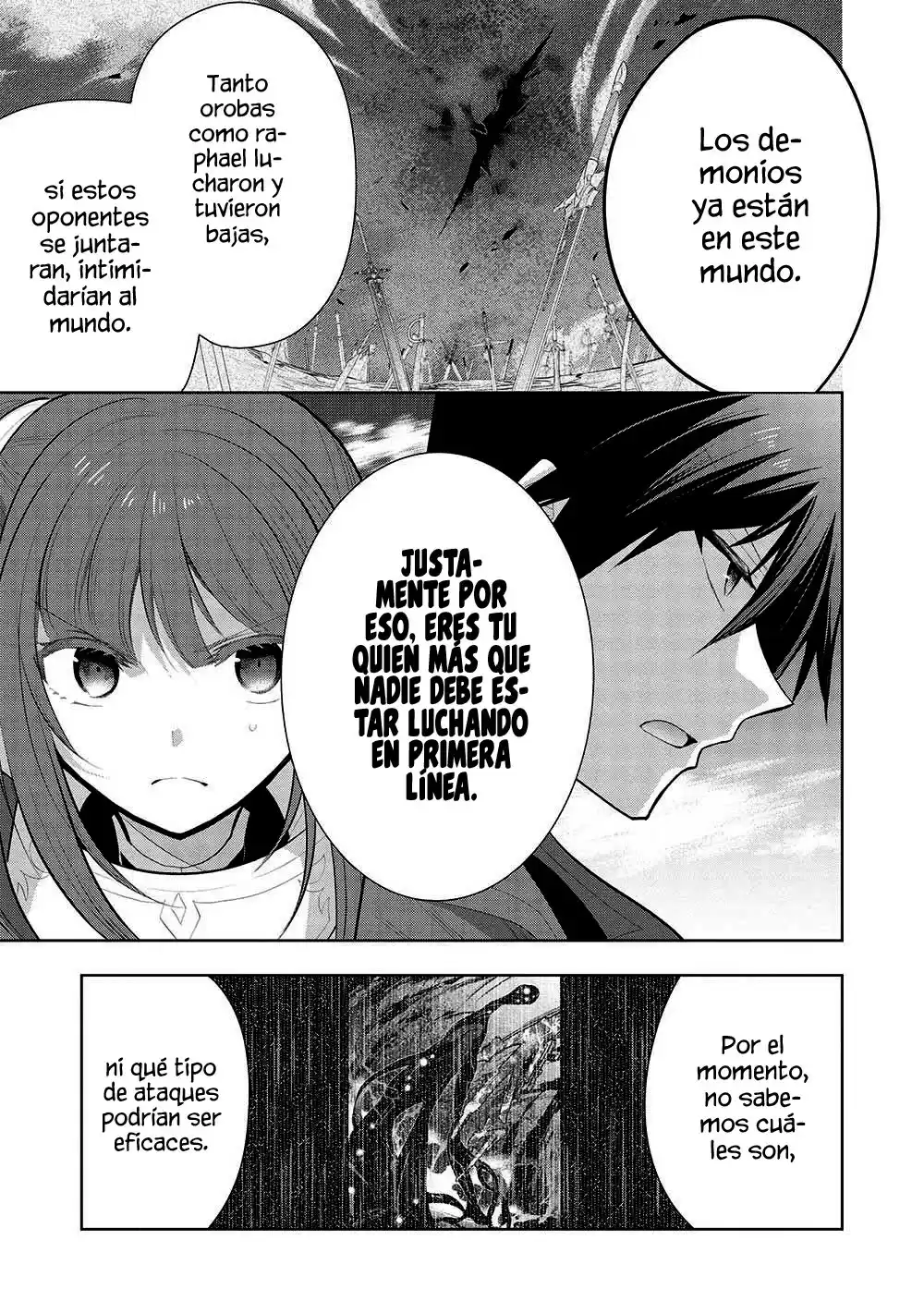 Maou no Ore ga Dorei Elf wo Yome ni Shitanda ga, Dou Medereba Ii? Capitulo 48: Dicen que los hijos no saben lo que piensan sus padres, pero, incluso estos mismos son los que no comprenden lo que pasa del otro lado (1) página 11