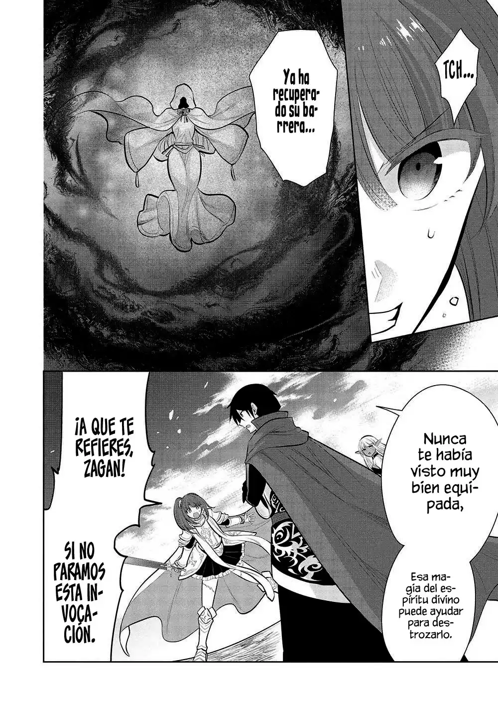 Maou no Ore ga Dorei Elf wo Yome ni Shitanda ga, Dou Medereba Ii? Capitulo 48: Dicen que los hijos no saben lo que piensan sus padres, pero, incluso estos mismos son los que no comprenden lo que pasa del otro lado (1) página 8