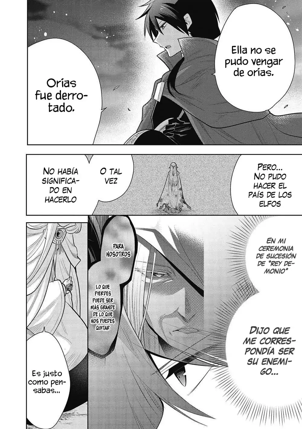 Maou no Ore ga Dorei Elf wo Yome ni Shitanda ga, Dou Medereba Ii? Capitulo 49: Dicen que los hijos no saben lo que piensan sus padres, pero, incluso estos mismos son los que no comprenden lo que pasa del otro lado (2) página 2