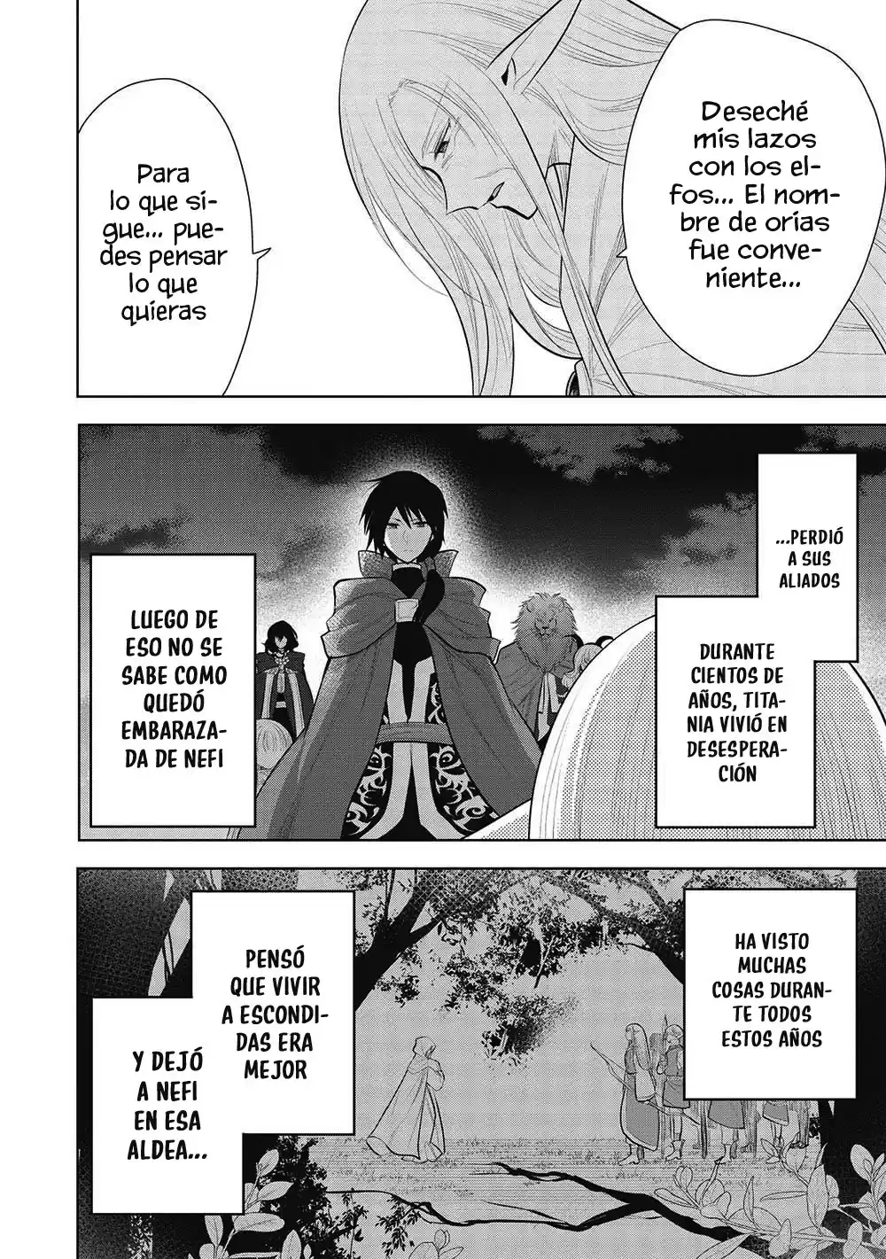 Maou no Ore ga Dorei Elf wo Yome ni Shitanda ga, Dou Medereba Ii? Capitulo 49: Dicen que los hijos no saben lo que piensan sus padres, pero, incluso estos mismos son los que no comprenden lo que pasa del otro lado (2) página 4