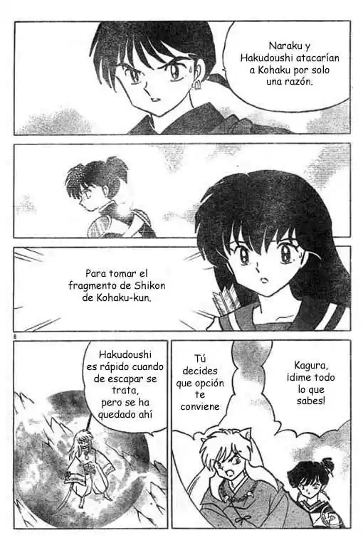 Inuyasha Capitulo 369: La Intención de Hakudoushi página 8