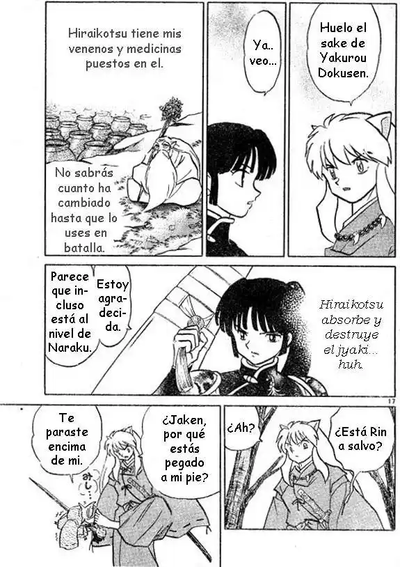 Inuyasha Capitulo 498: Hiraikotsu Renace página 17