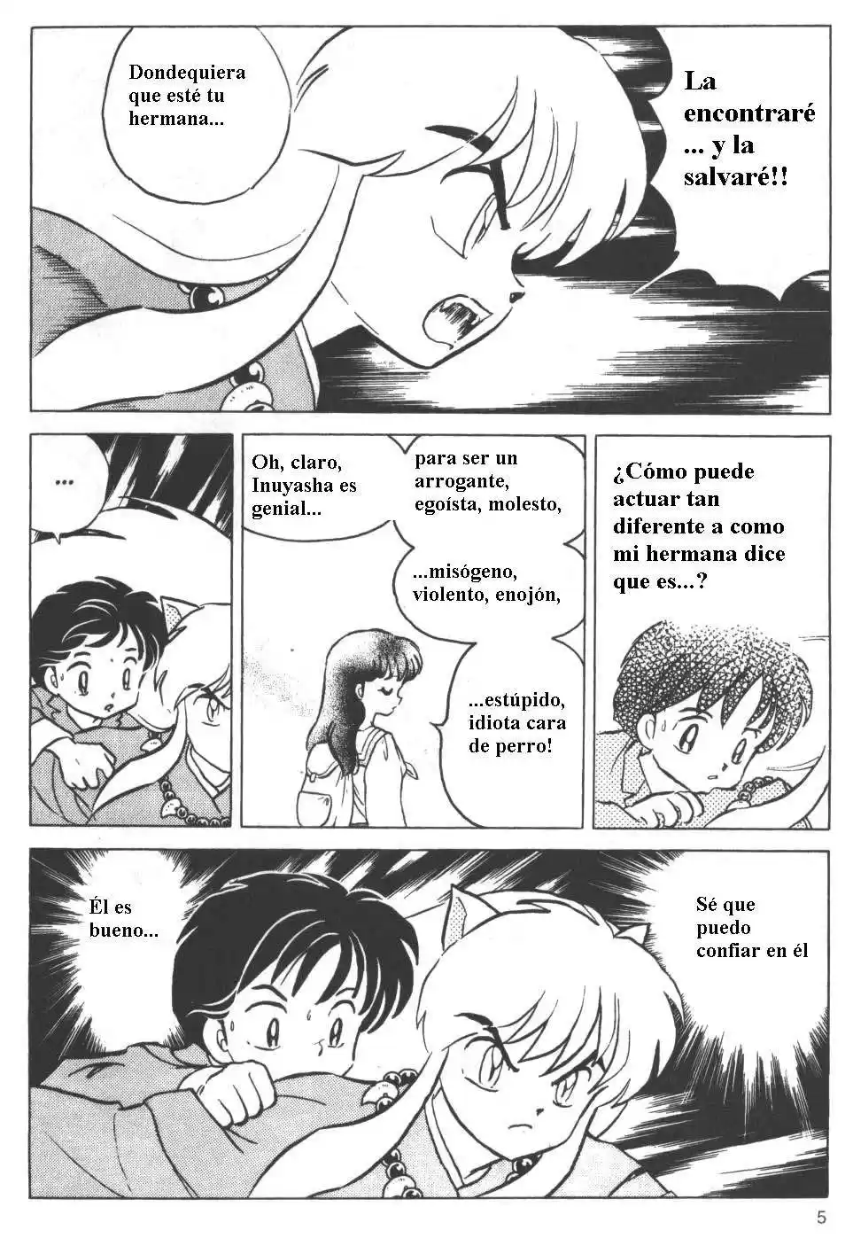 Inuyasha Capitulo 26: Te Ayudaré, Pero... página 5