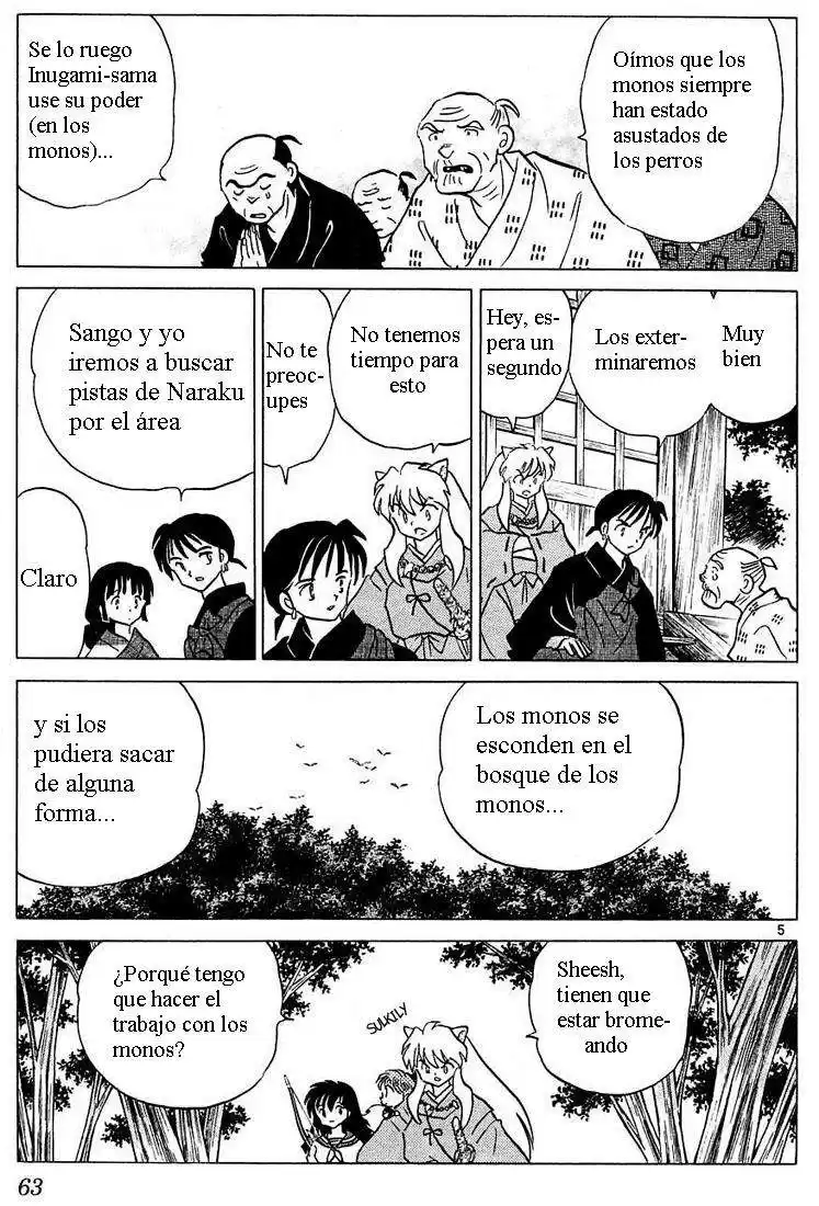 Inuyasha Capitulo 232: Sarugami-Sama página 5