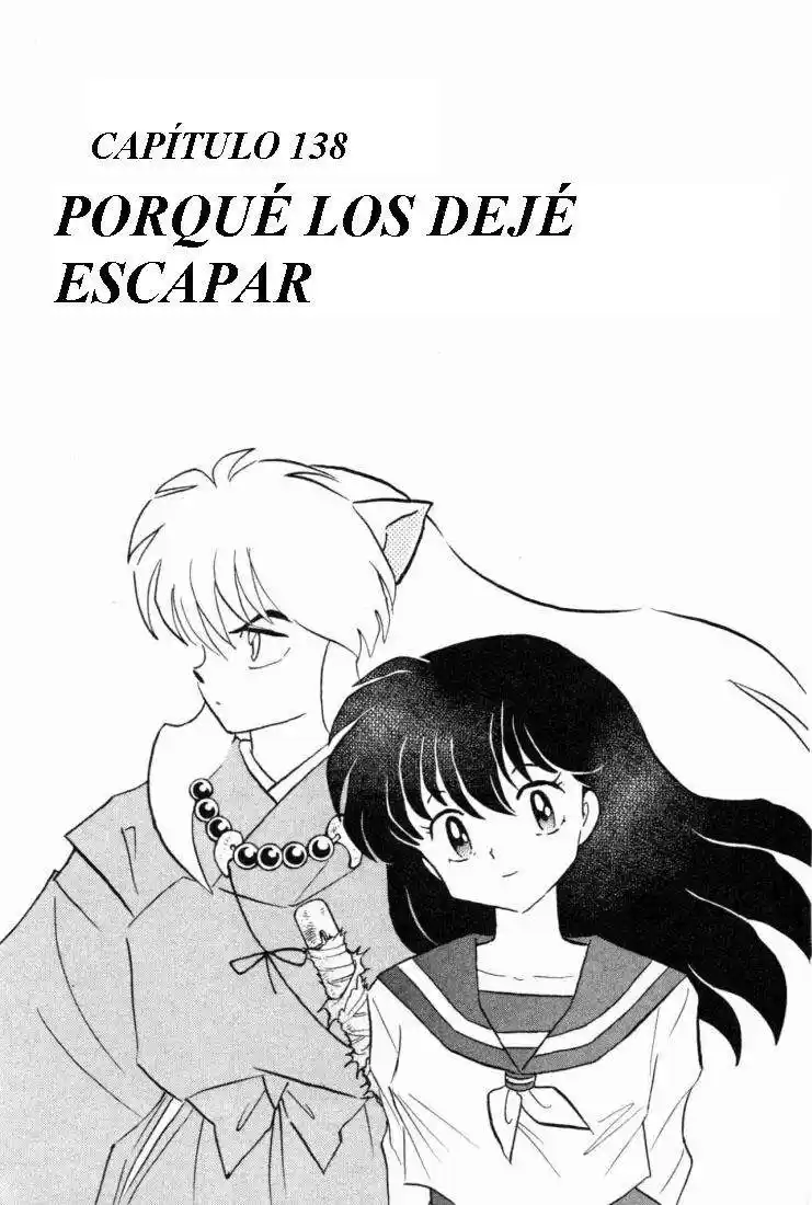 Inuyasha Capitulo 138: Porque los Deje Escapar página 1