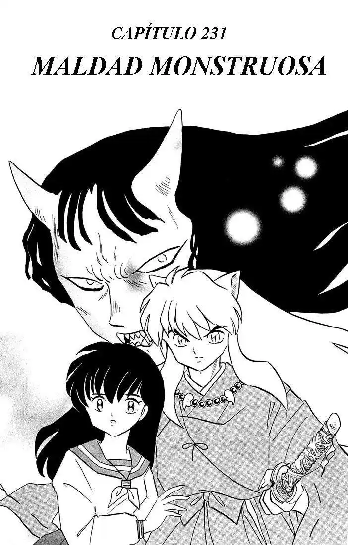 Inuyasha Capitulo 231: Maldad Monstruosa página 1