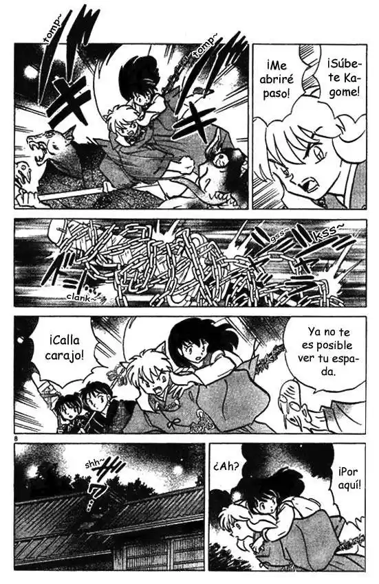 Inuyasha Capitulo 427: El Sello de la Cadena página 8