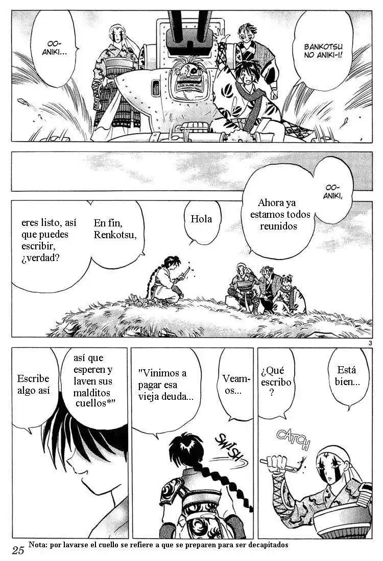 Inuyasha Capitulo 250: Bankotsu página 3