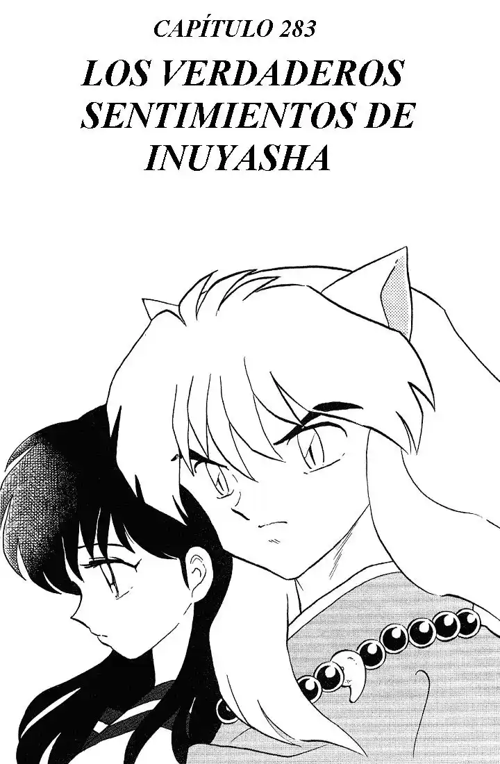 Inuyasha Capitulo 283: Los Verdaderos Sentimientos de Inuyasha página 1