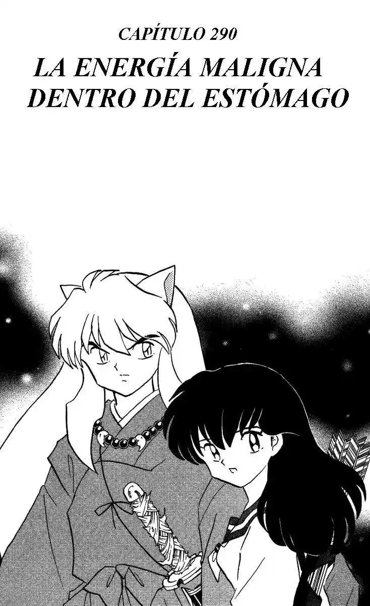 Inuyasha Capitulo 290: La Energía Maligna Dentro del Estómago página 1