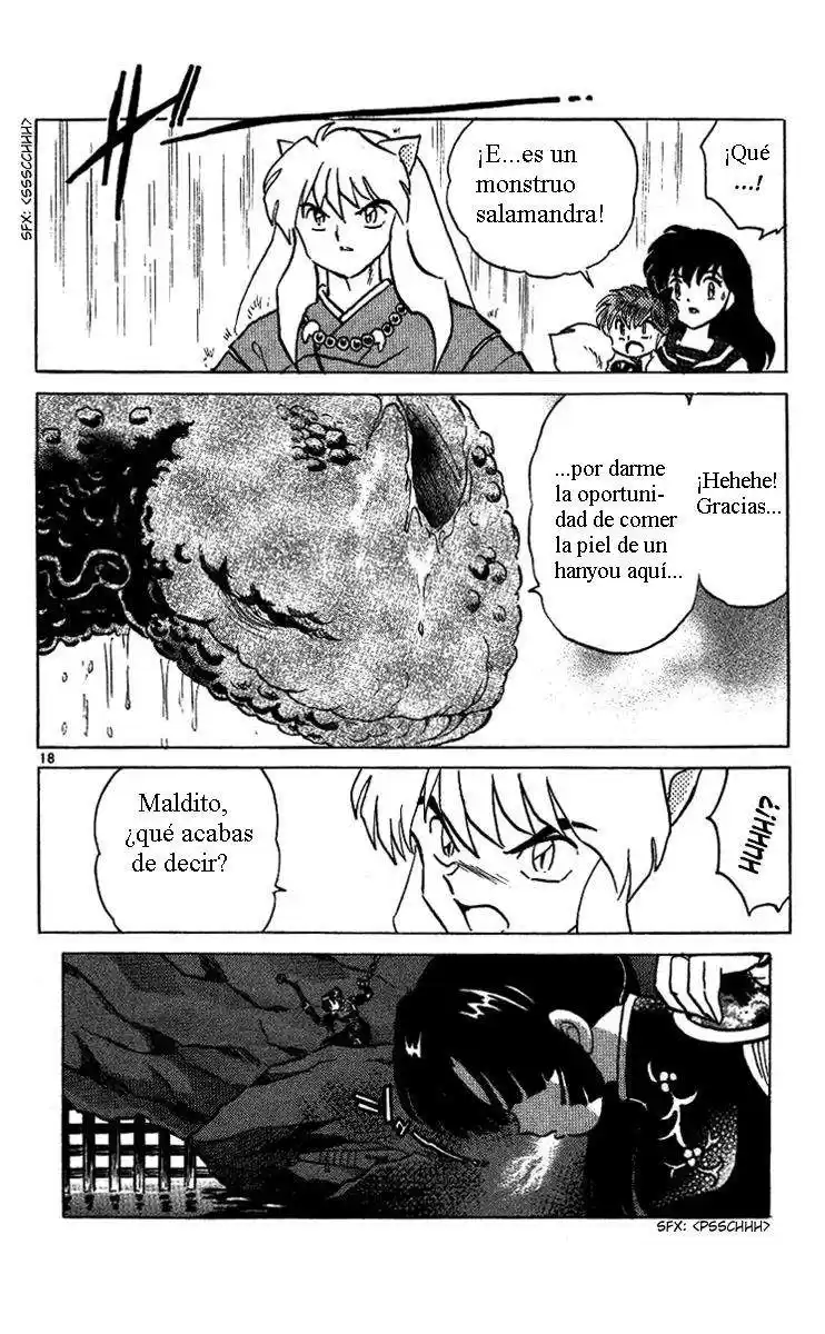 Inuyasha Capitulo 290: La Energía Maligna Dentro del Estómago página 18