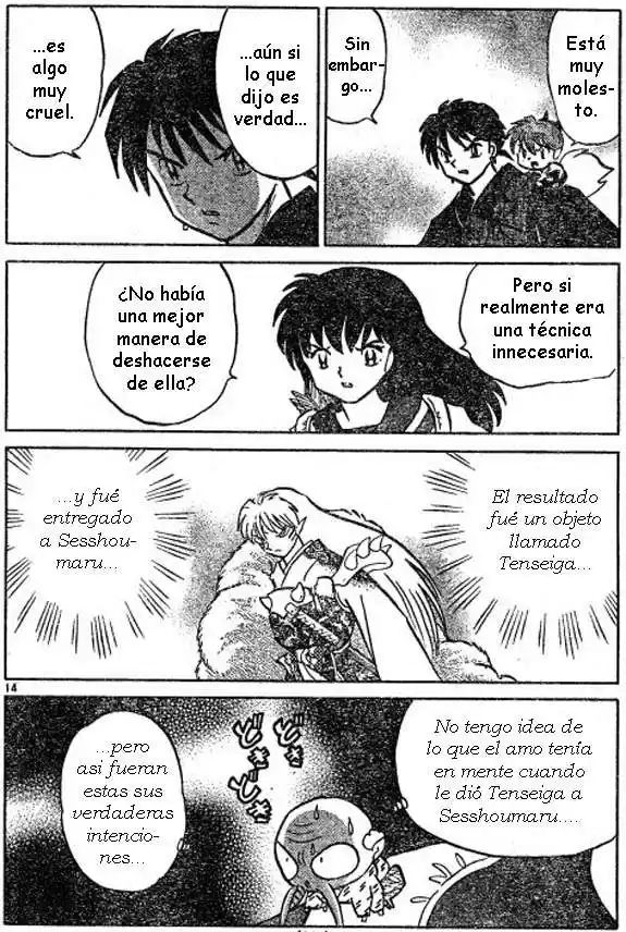 Inuyasha Capitulo 491: Tessaiga y Tenseiga página 14