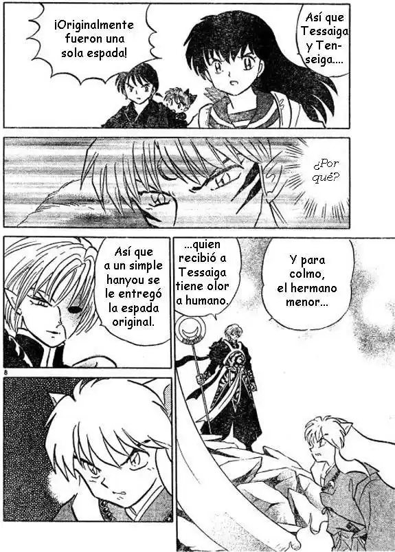 Inuyasha Capitulo 491: Tessaiga y Tenseiga página 8