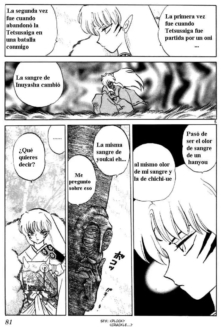 Inuyasha Capitulo 183: El Secreto de la Transformación página 5