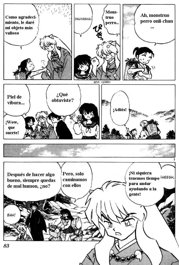 Inuyasha Capitulo 183: El Secreto de la Transformación página 7