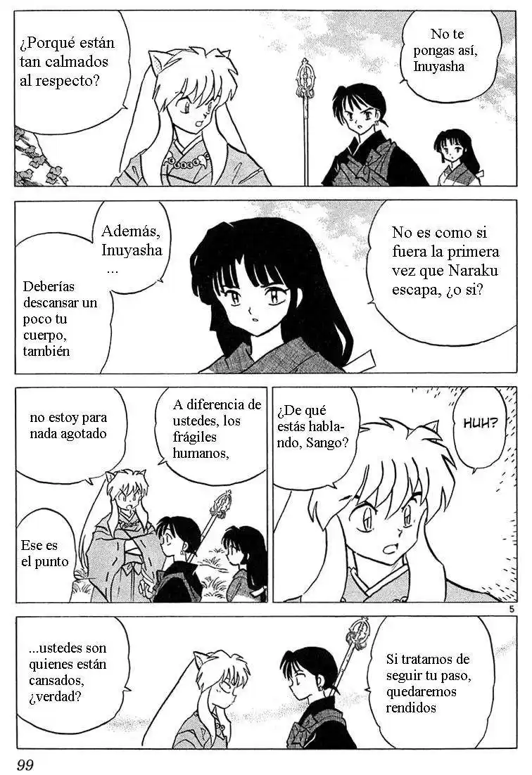 Inuyasha Capitulo 224: Relajamiento página 5