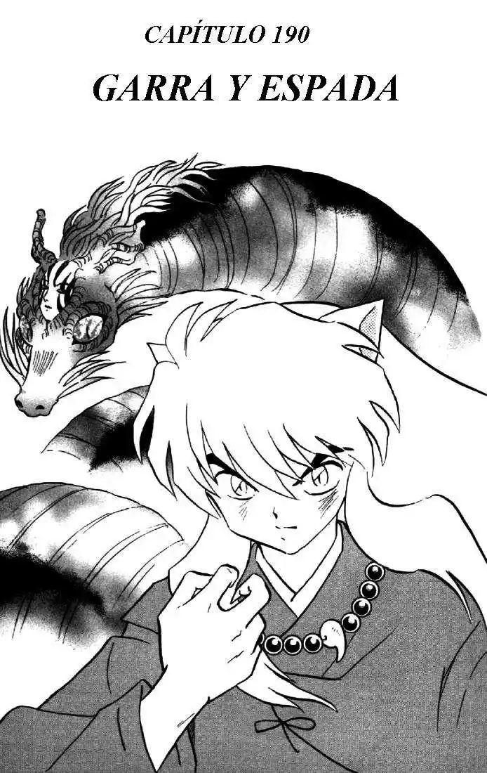 Inuyasha Capitulo 190: Garra y Espada página 1