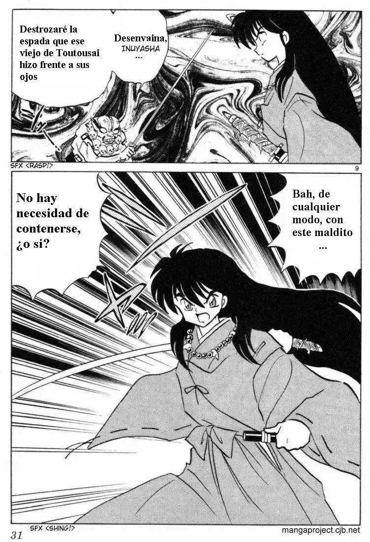 Inuyasha Capitulo 160: Tetsusaiga Revive página 9