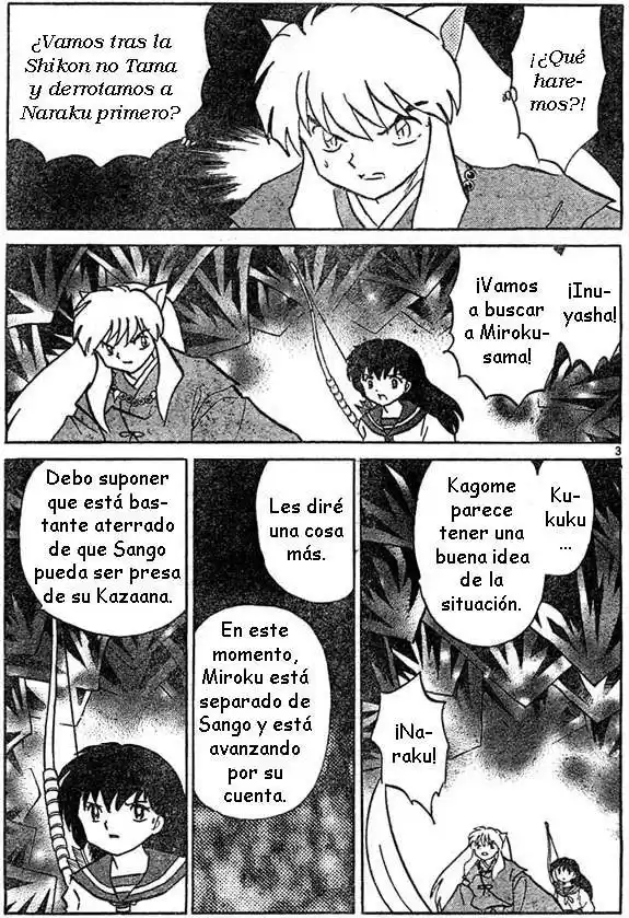 Inuyasha Capitulo 541: Trampa de Luz página 3