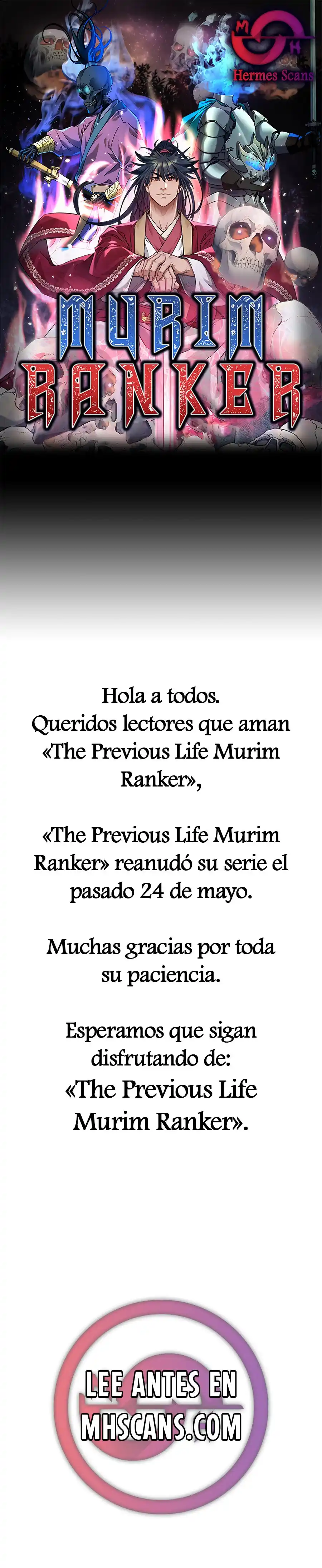 The Previous Life Murim Ranker Capitulo 85.5 página 1