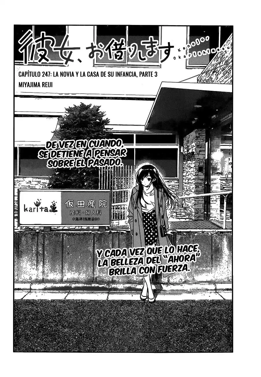 Kanojo, Okarishimasu Capitulo 247 página 3