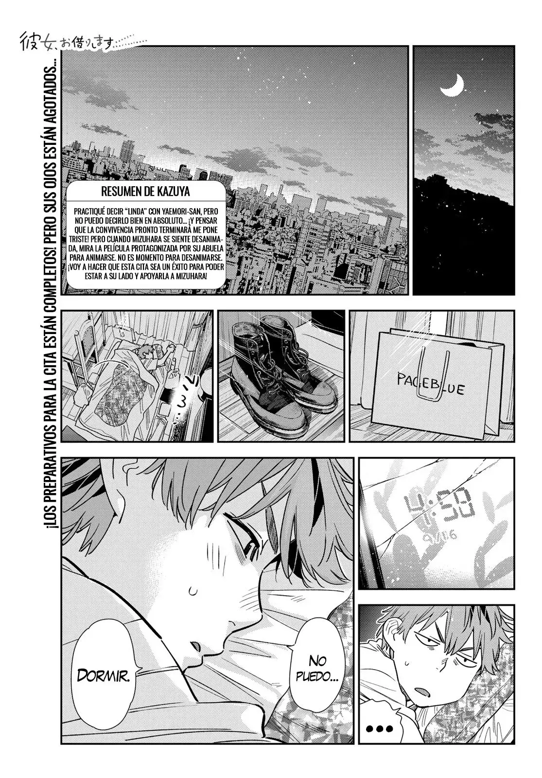 Kanojo, Okarishimasu Capitulo 350 página 3