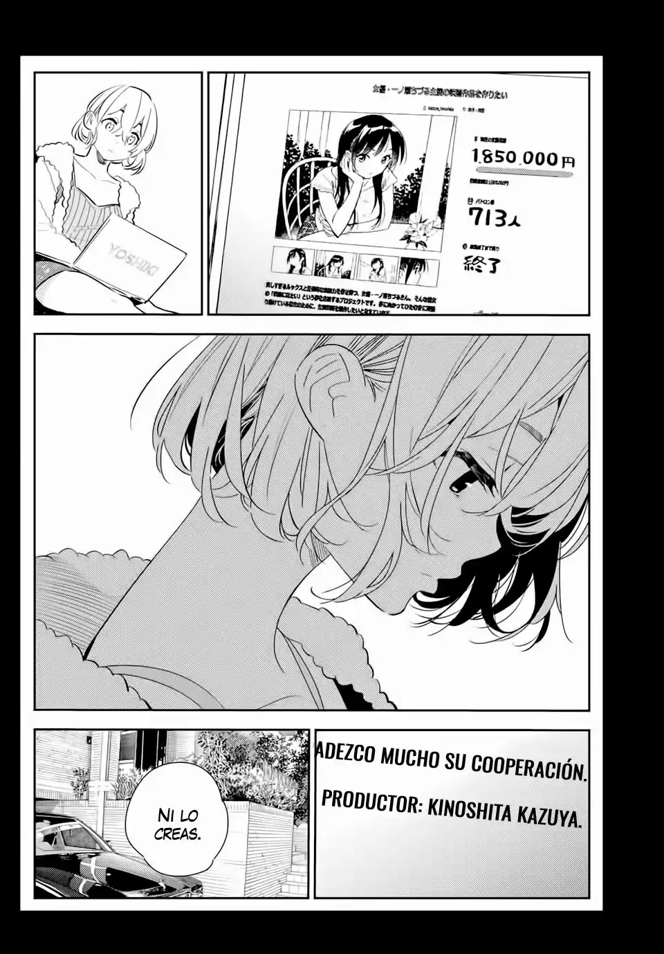 Kanojo, Okarishimasu Capitulo 183 página 3