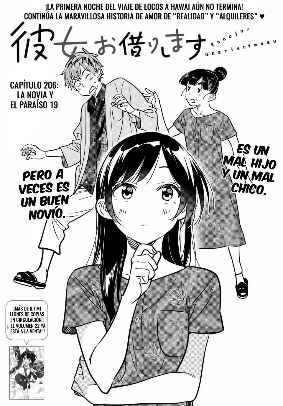 Kanojo, Okarishimasu Capitulo 206 página 2