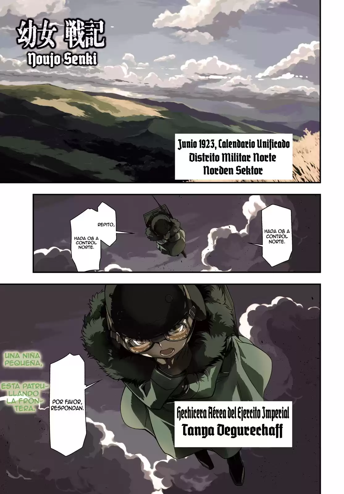 Youjo Senki Capitulo 1: El Cielo en Norden página 1