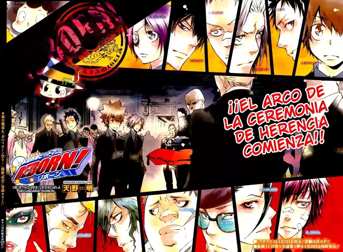 Katekyo Hitman Reborn! Capitulo 283 página 2