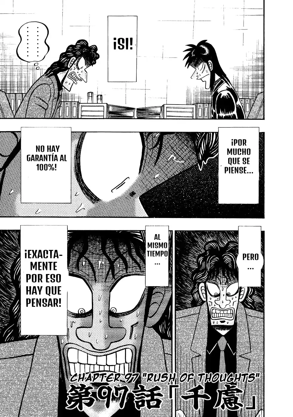 Tobaku Datenroku Kaiji Capitulo 97: FIEBRE DE TENACIDADES página 1