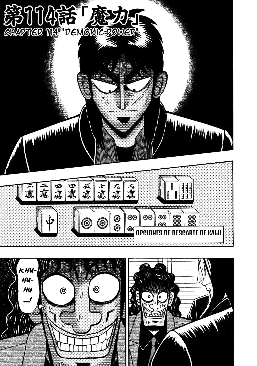 Tobaku Datenroku Kaiji Capitulo 114: Poder demoniaco página 1