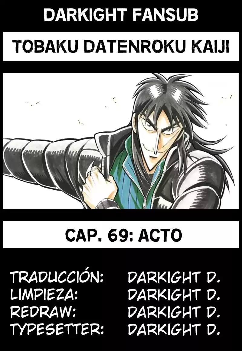 Tobaku Datenroku Kaiji Capitulo 69: Acto página 1