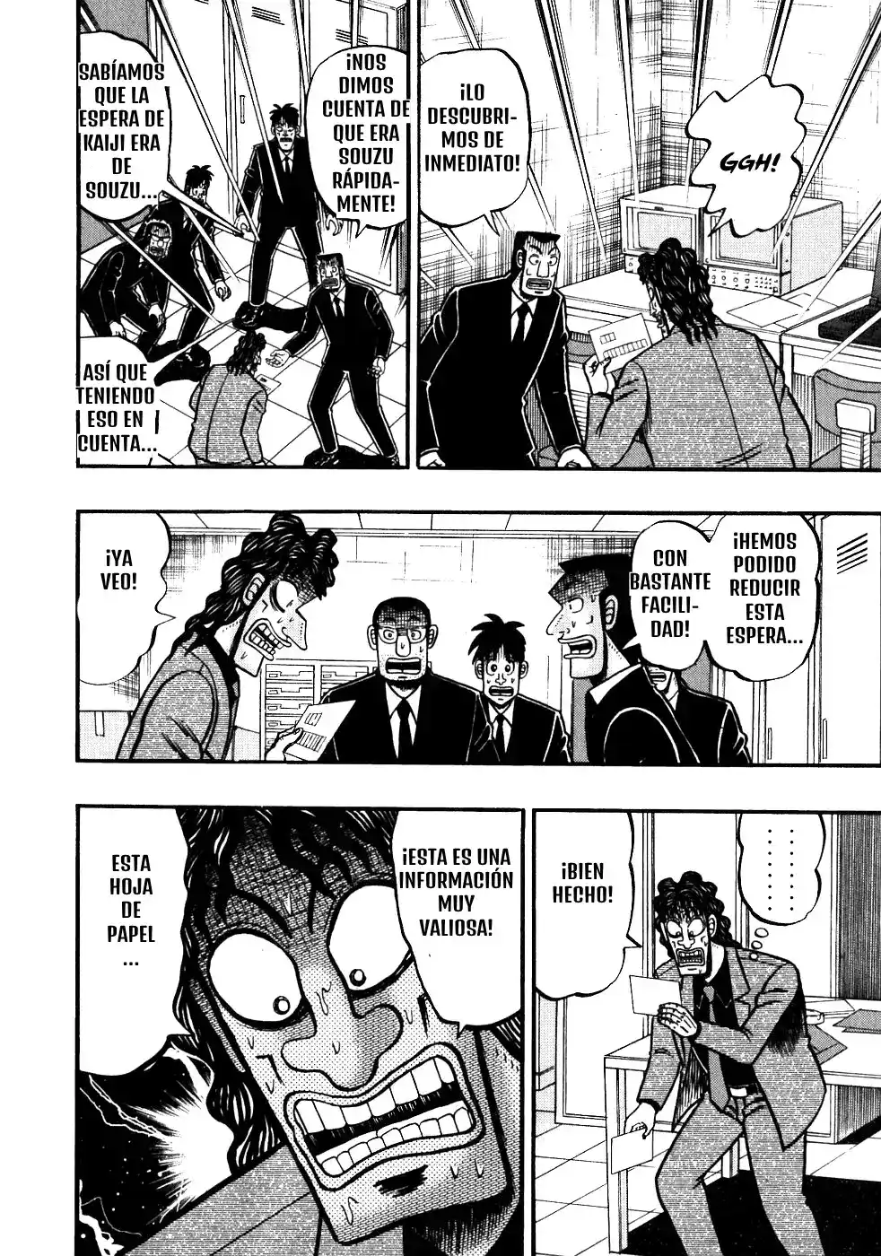 Tobaku Datenroku Kaiji Capitulo 121: Sudor página 2