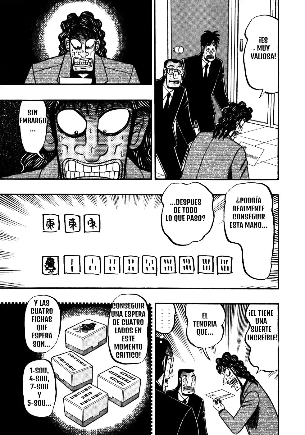 Tobaku Datenroku Kaiji Capitulo 121: Sudor página 3