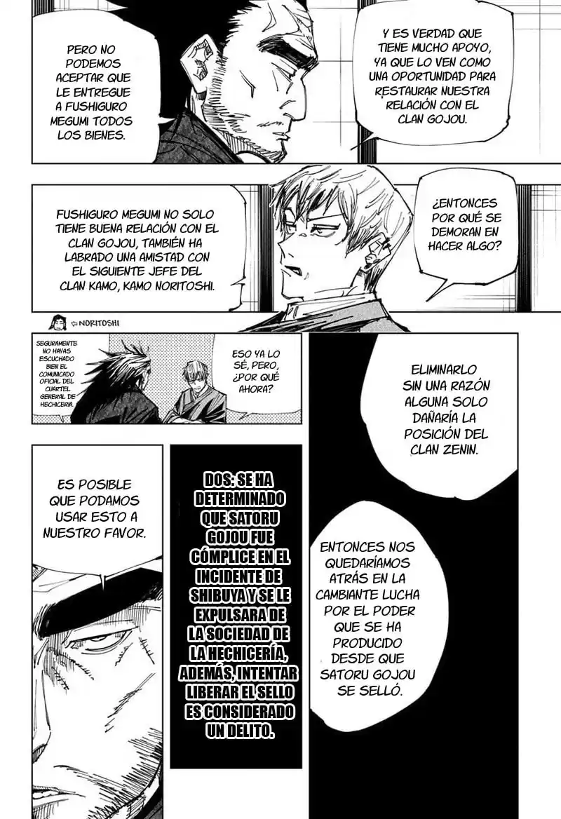 Jujutsu kaisen Capitulo 148: Haciendo las preparaciones página 12