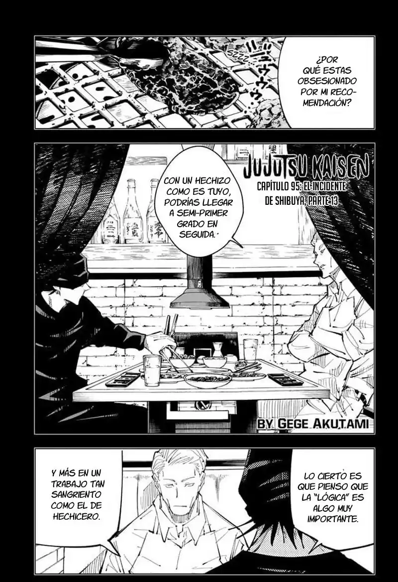 Jujutsu kaisen Capitulo 95: El incidente de shibuya, parte 13 página 3