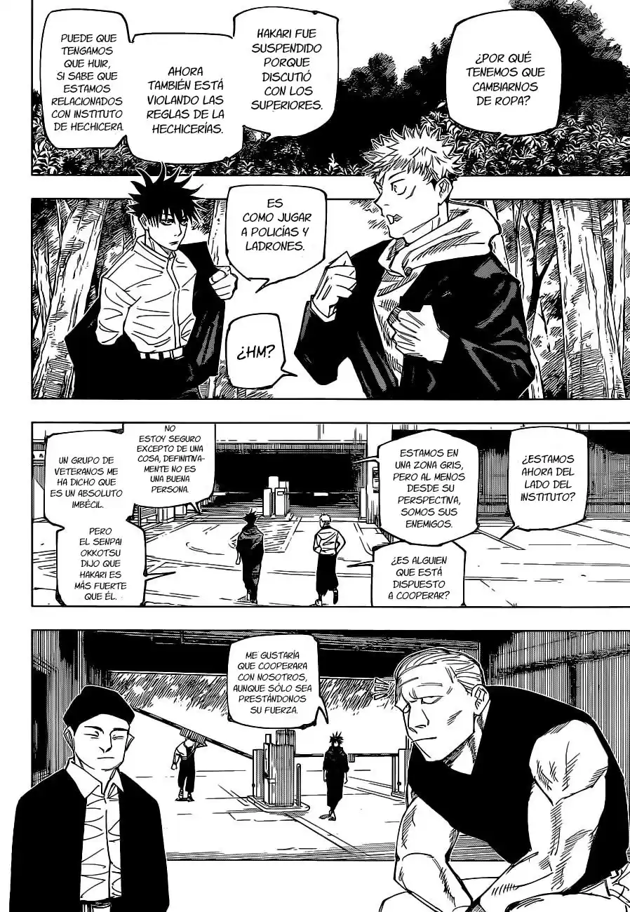 Jujutsu kaisen Capitulo 153: el club de la pelea del bajo mundo. página 4