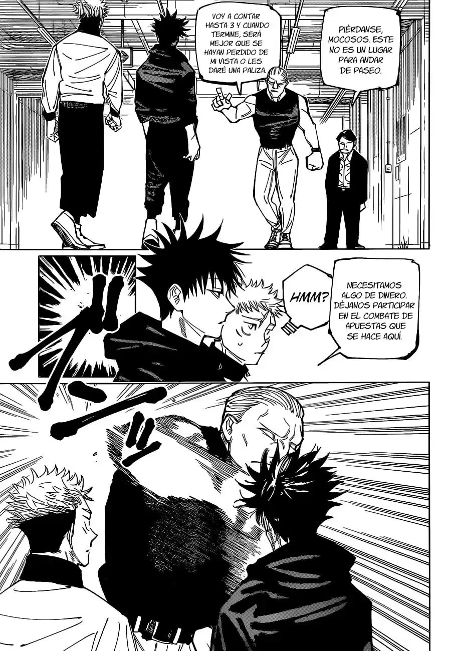 Jujutsu kaisen Capitulo 153: el club de la pelea del bajo mundo. página 5